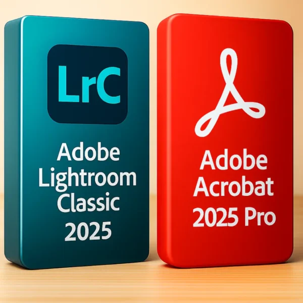 Lightroom Classic 2025 + Acrobat 2025 Pro I Windows